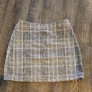 Plaid Mini Skirt